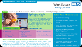 West Sussex PCT - Tender application